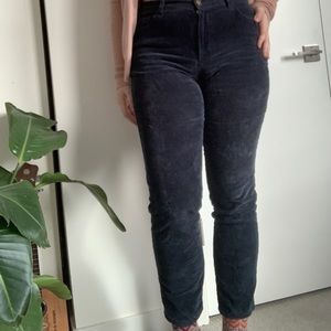 Brooks Brothers Navy Blue Corduroy Trousers